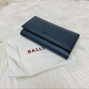 Black Bally Keychain Wallet